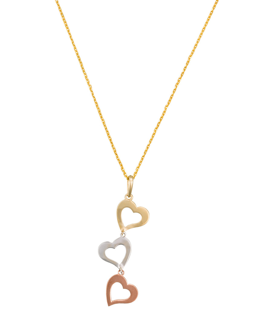 Coeur gold-plated hearts pendant Sale - or eclat
