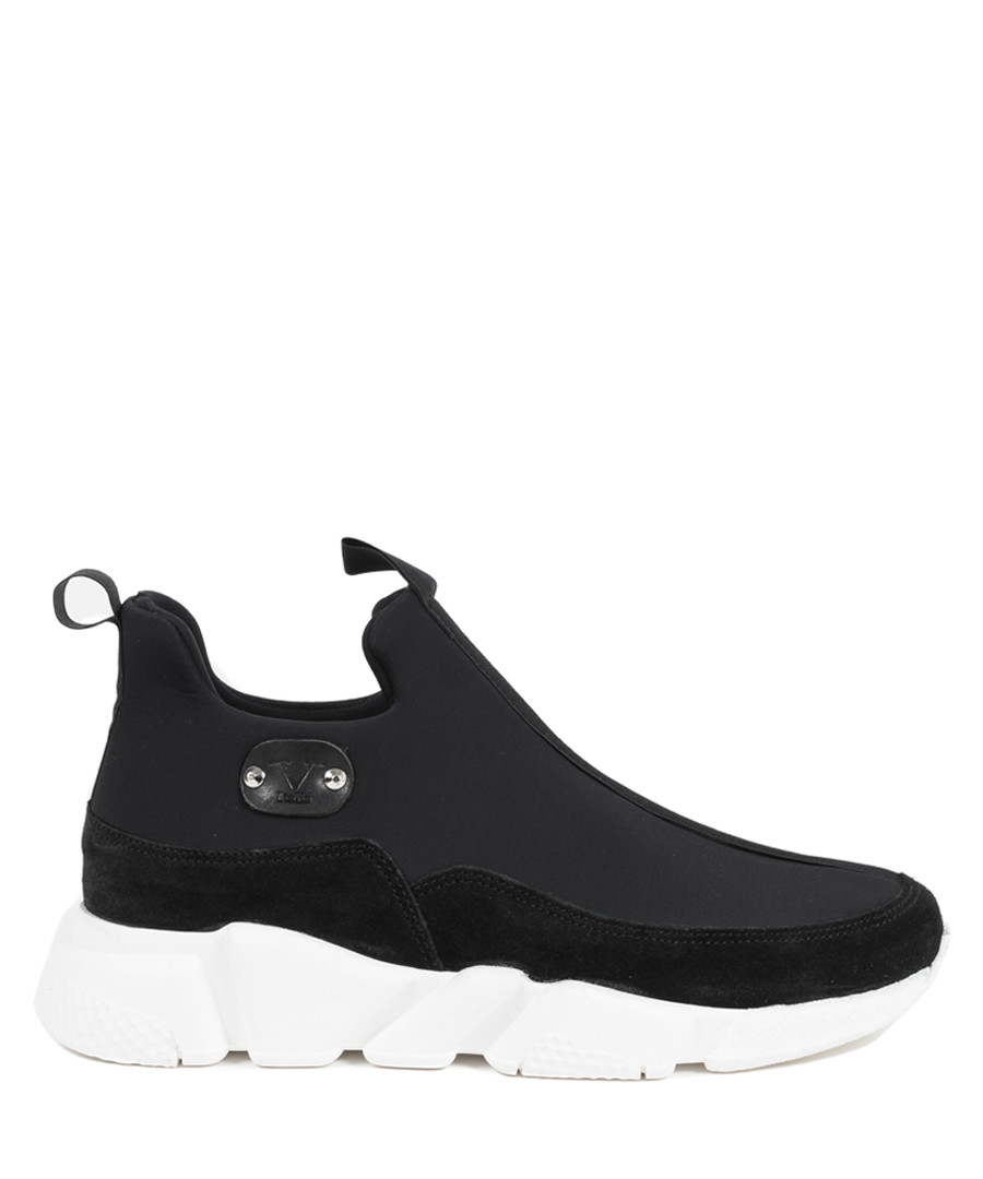 Monochrome suede & tech sneakers Sale - V ITALIA BY VERSACE 1969 ABBIGLIAMENTO SPORTIVO SRL MILANO ITALIA
