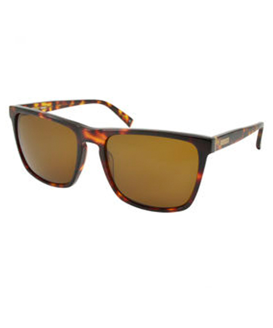 Havana squared D-frame sunglasses Sale - barbour