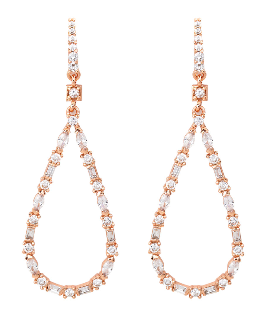 Juliet rose gold-plated pear earrings Sale - bertha