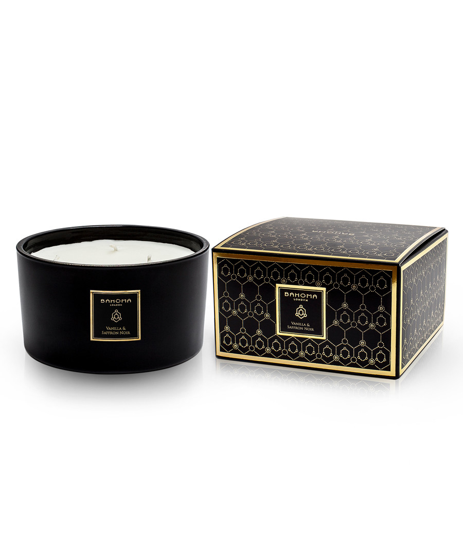vanilla & saffron noir 3-wick candle Sale - Bahoma