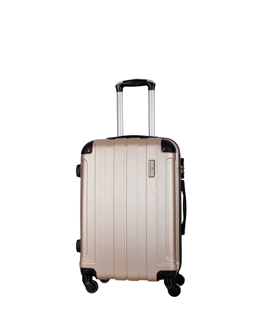 Delos beige spinner suitcase 46cm Sale - platinium
