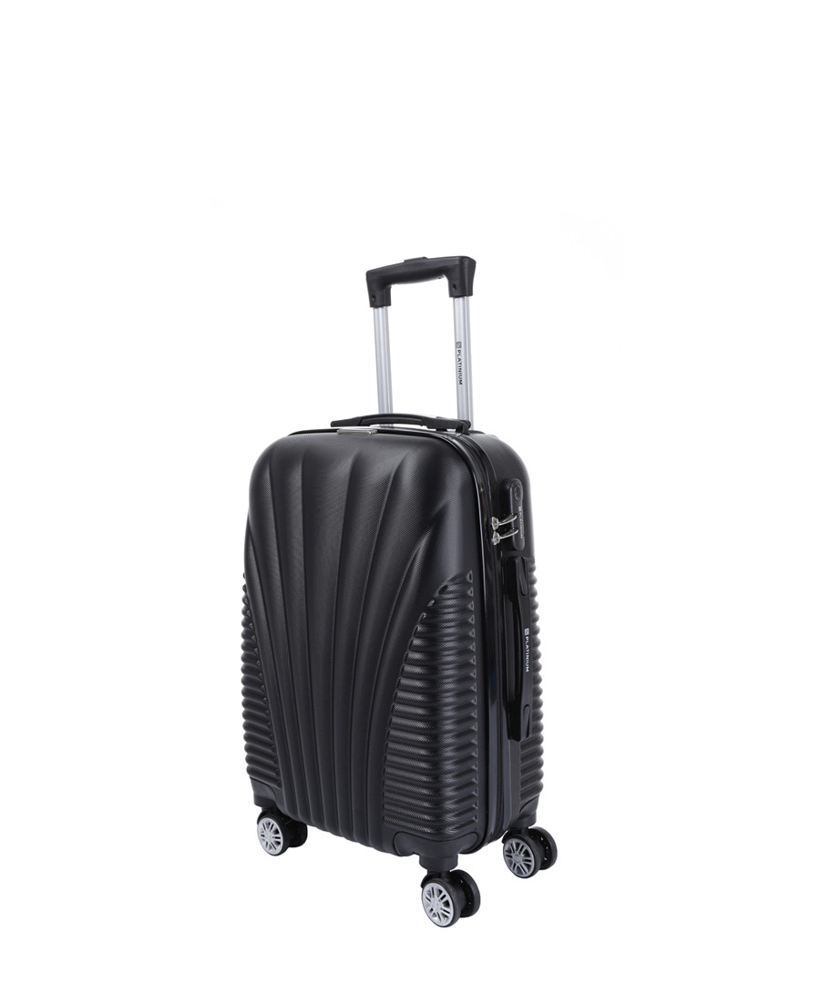 Fortaleza black spinner suitcase 56cm Sale - platinium