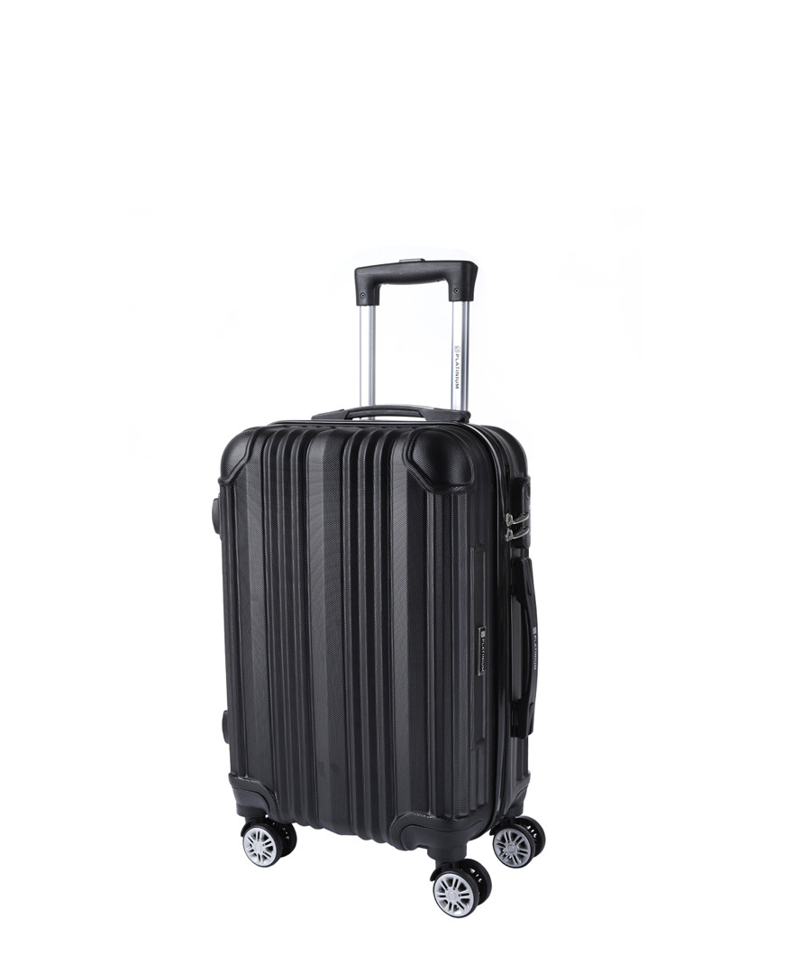 Copacabana black spinner suitcase 56cm Sale - platinium