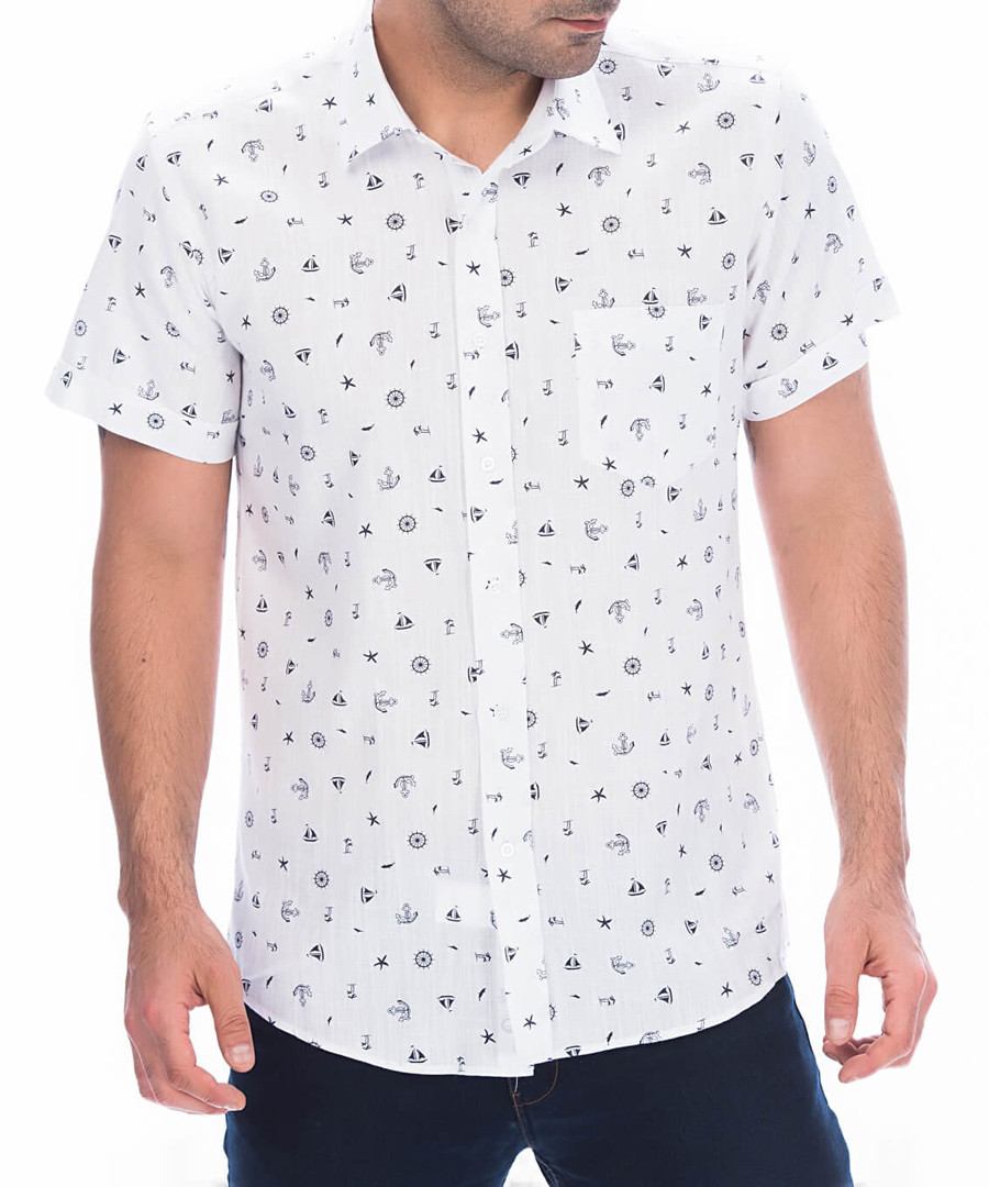 White pure cotton shirt Sale - Dewberry