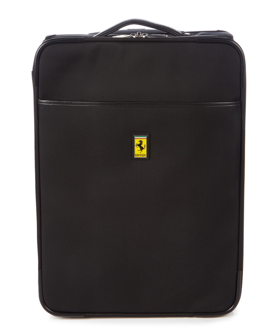 black canvas cabin suitcase 55cm Sale - Ferrari
