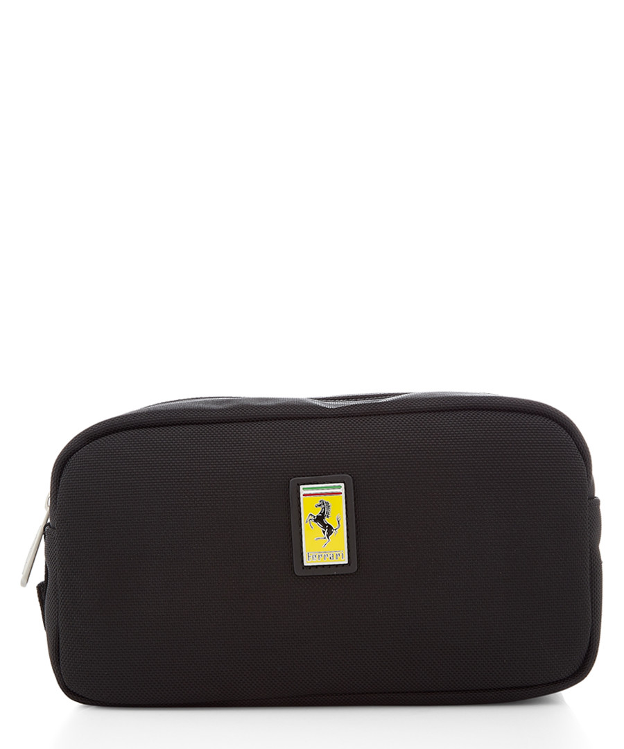 black canvas toiletries case Sale - Ferrari