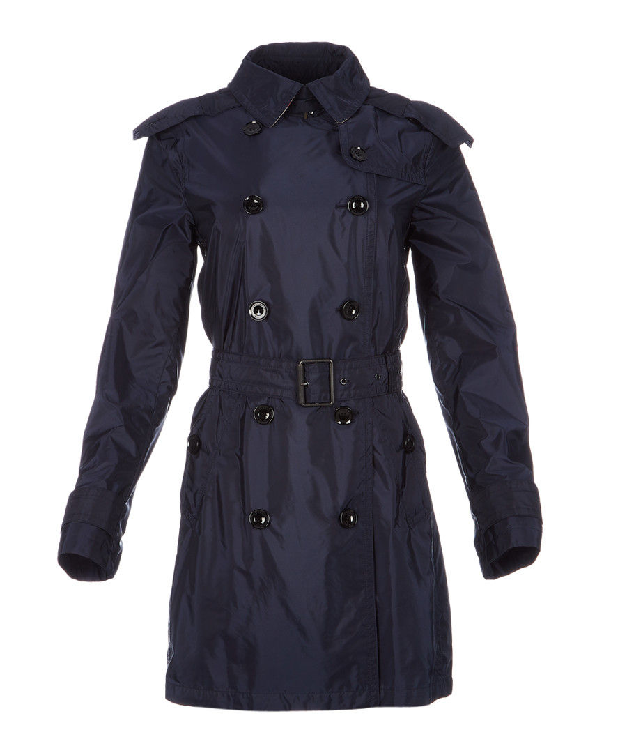 Women's dark indigo belted coat Sale - burberry