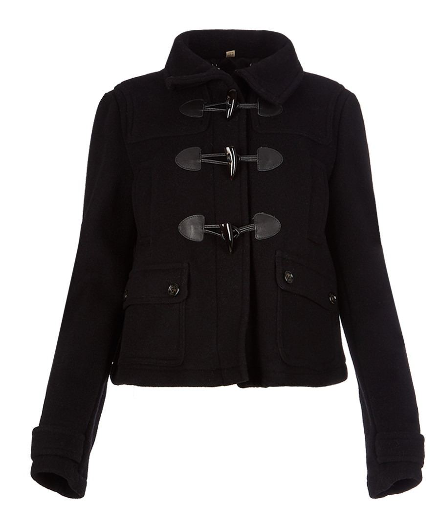 Women's black pure wool coat Sale - burberry