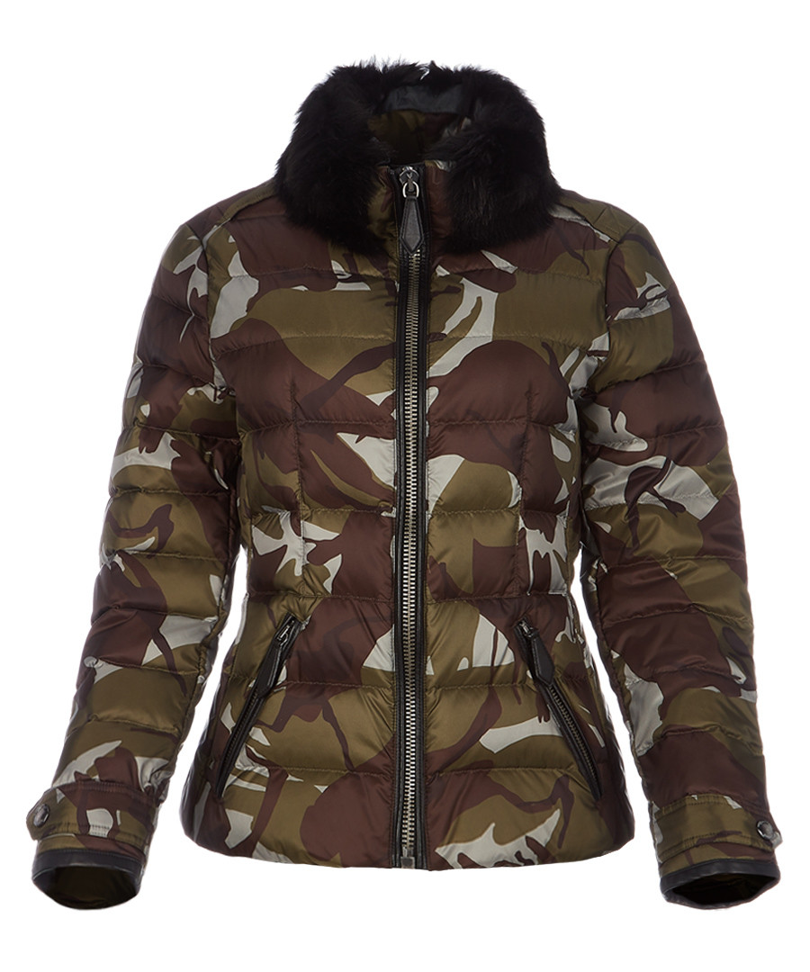 Women's sage camo print jacket Sale - burberry