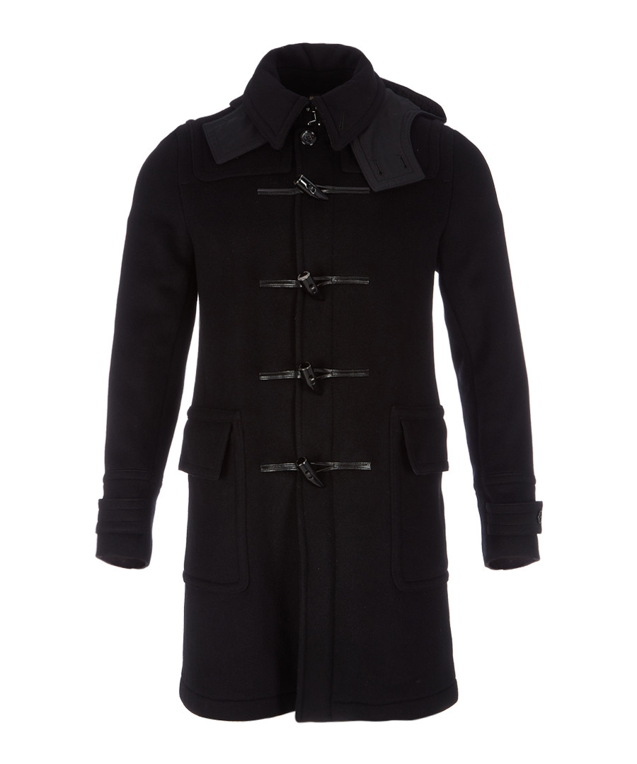 Men's black toggle coat Sale - burberry