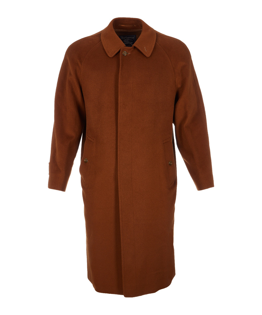 Men's cammello pure cashmere coat Sale - burberry