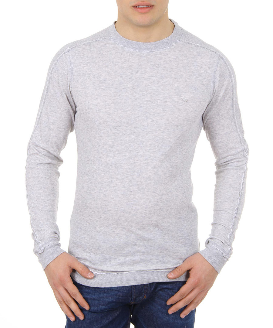 S-Eleut Grey pure cotton jumper Sale - diesel