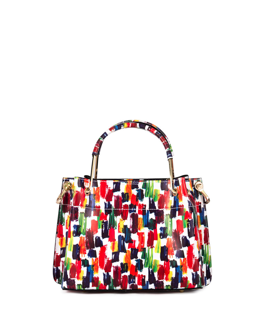 Multi-colour smudge leather shopper Sale - anna morellini