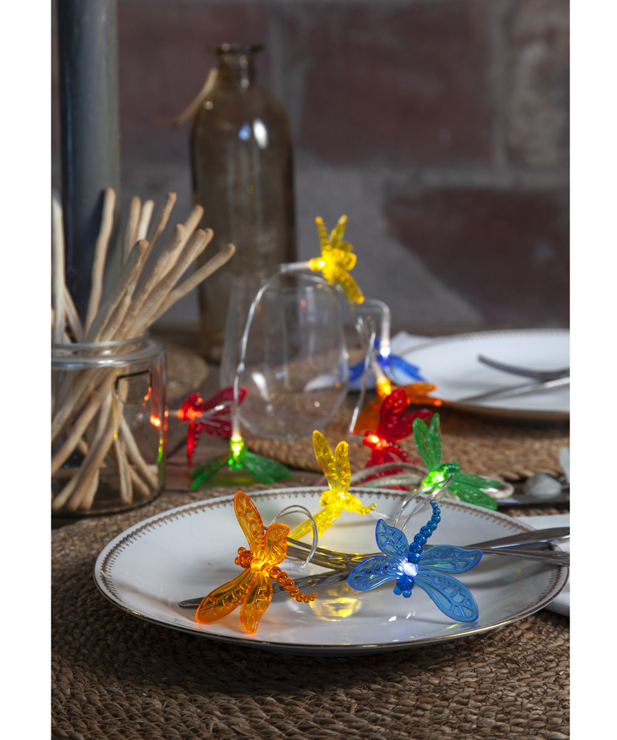 dragonfly 10-LED chain 1.35m Sale - solar lighting