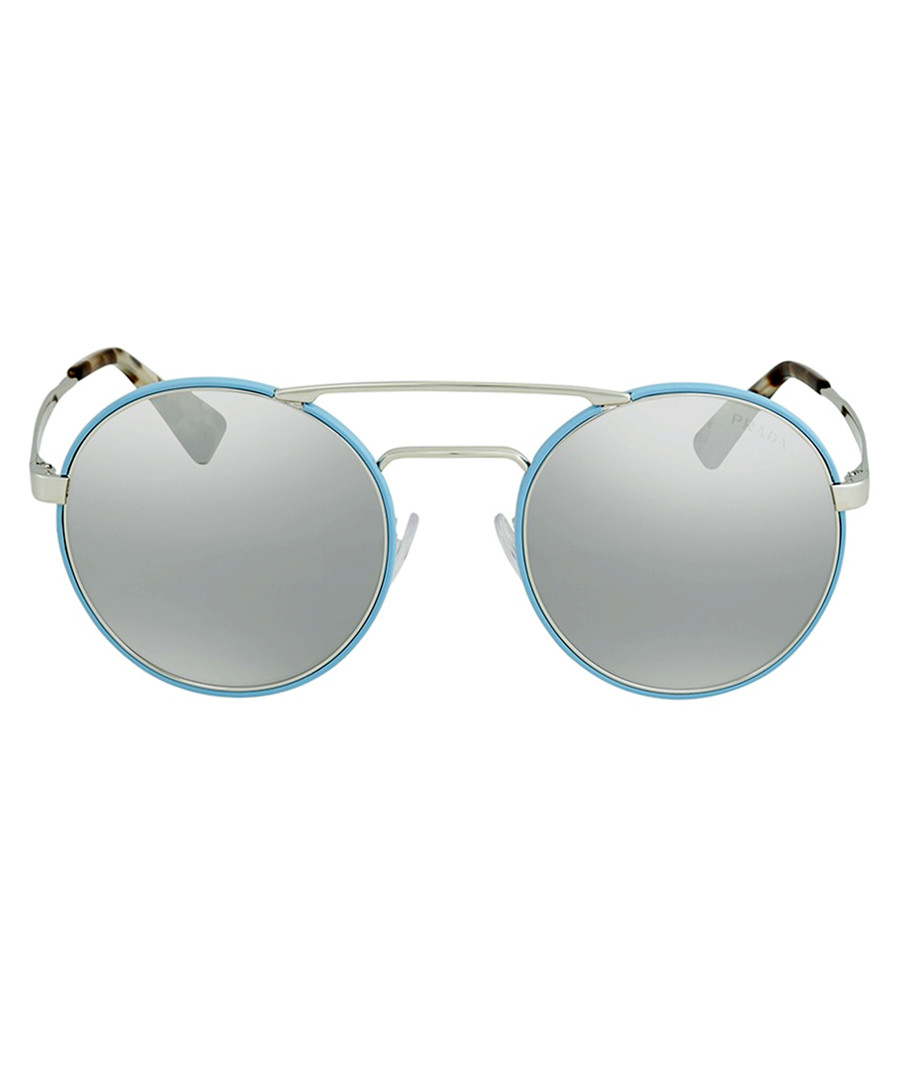 Aqua rounded sunglasses Sale - prada