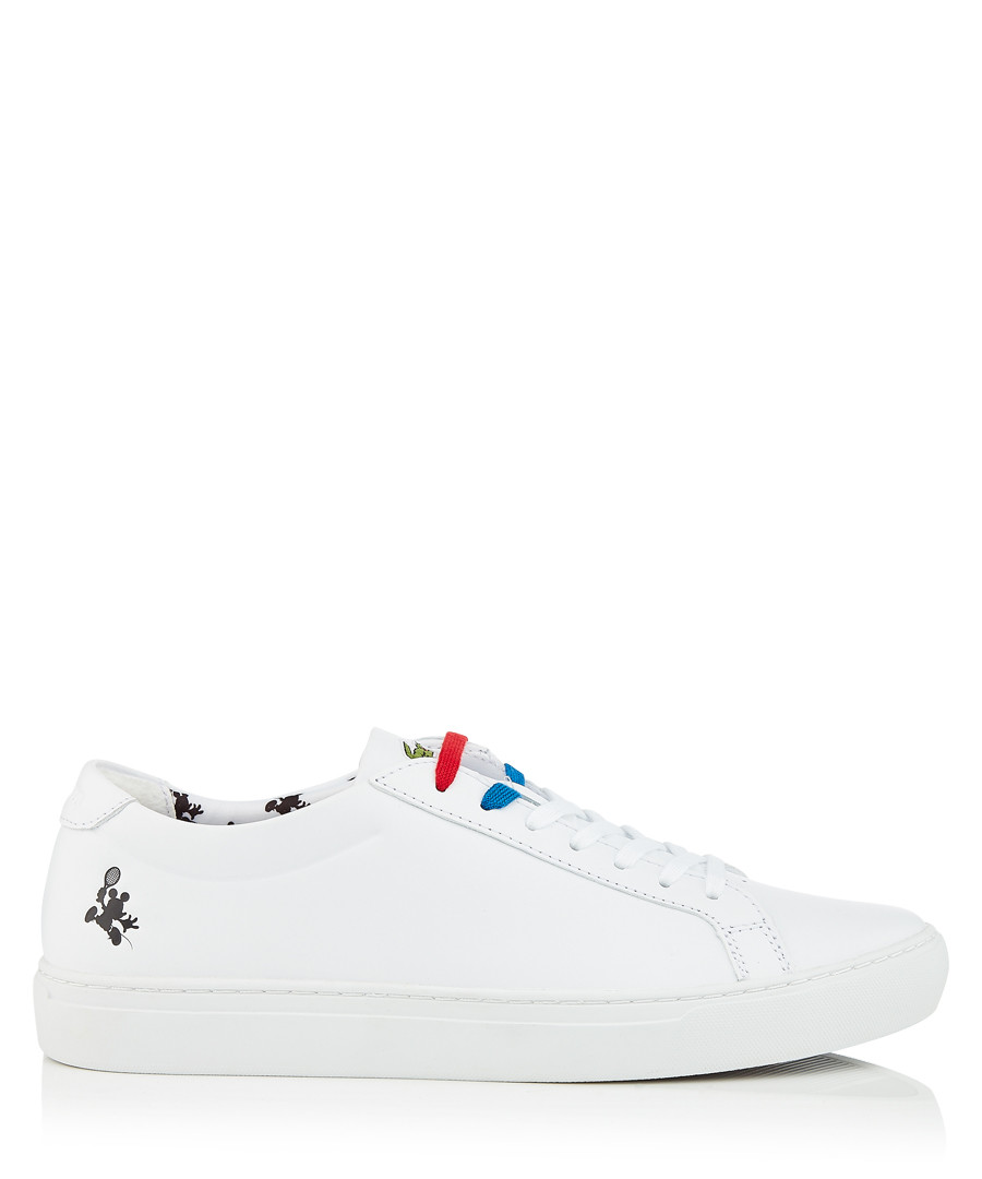 White logo sneakers Sale - lacoste