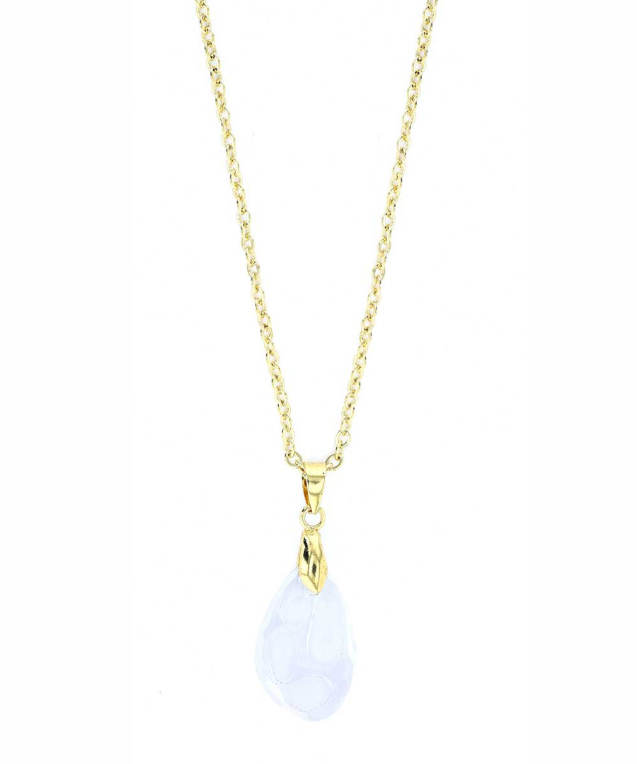24k gold-plated crystal necklace Sale - orcea