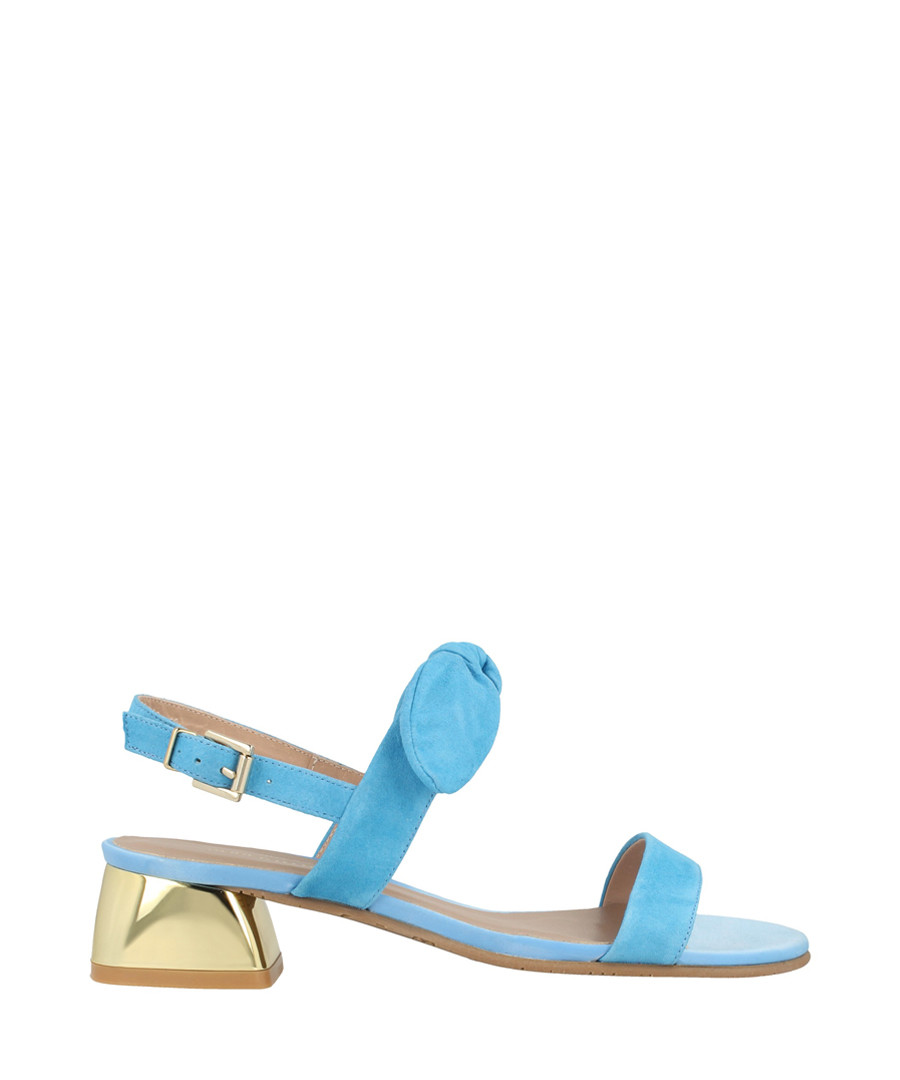Blue suede knot sandals Sale - roberto botella