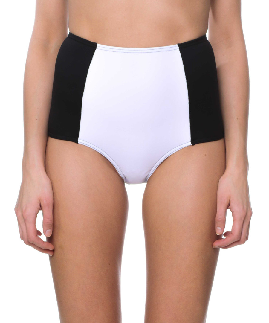 luisa white high-waist bikini briefs Sale - fleur farfala