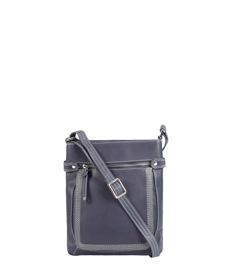 blue leather crossbody bag Sale - Lloyd Baker