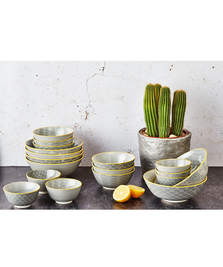 6pc eclipse ceramic breakfast bowl set Sale - bjorn