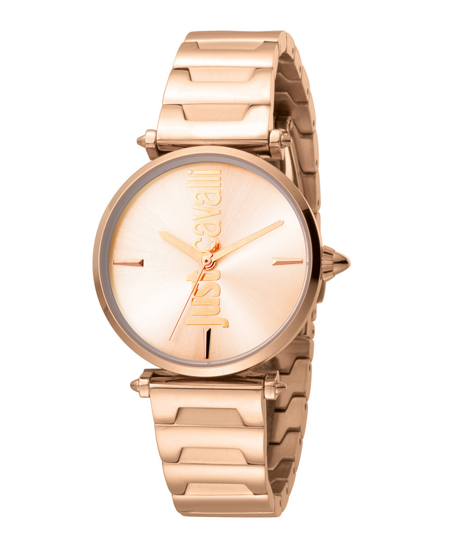 Rose gold-tone link strap watch Sale - JUST CAVALLI