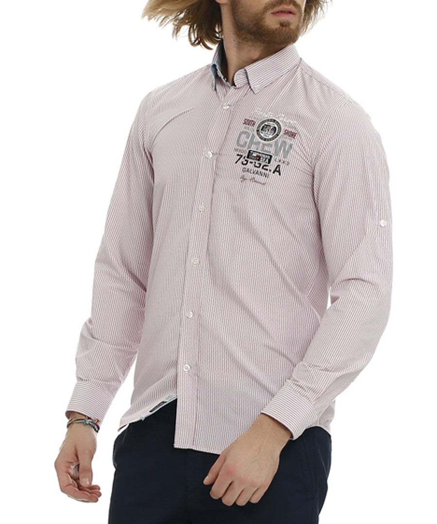 Multi-colour print stripe shirt Sale - galvanni