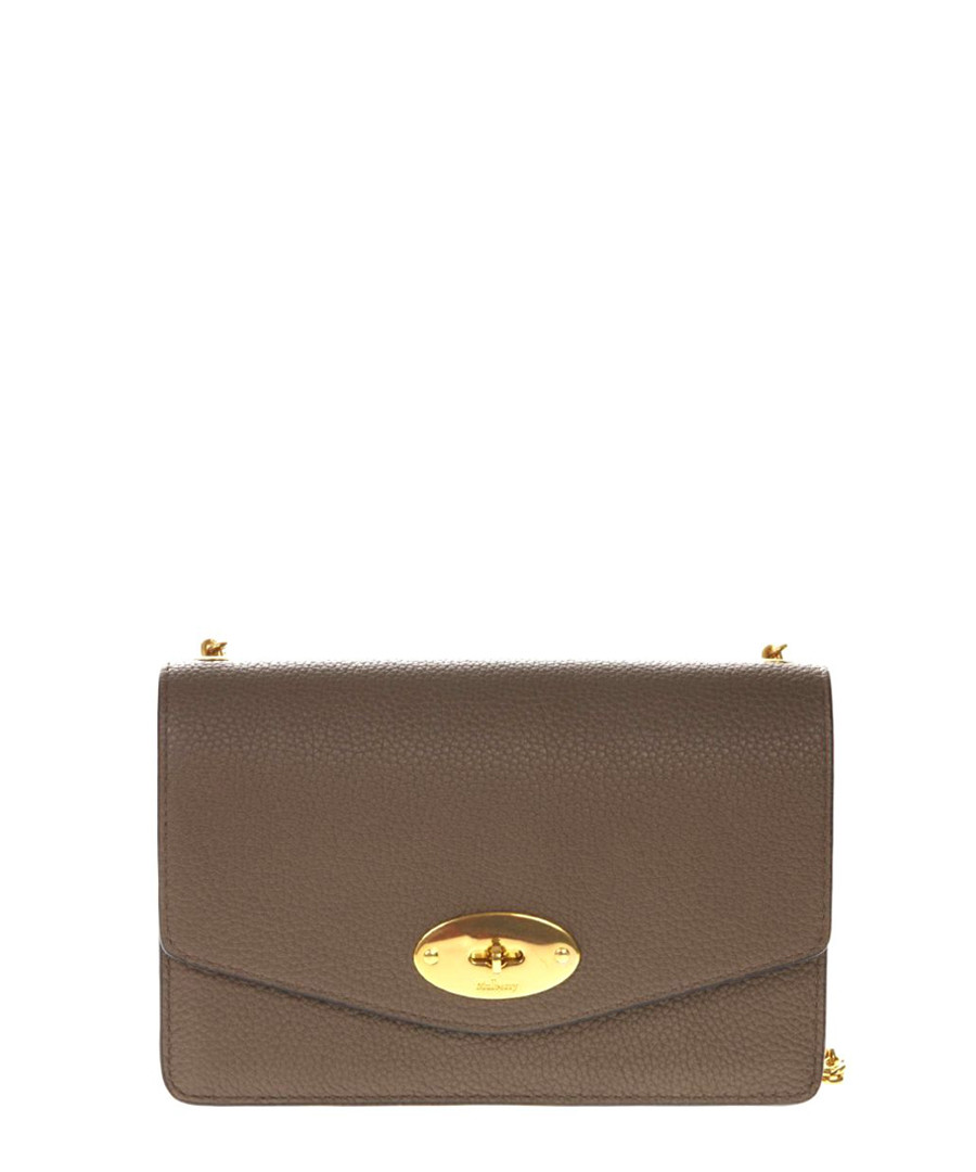Medium Lily brown leather crossbody Sale - MULBERRY