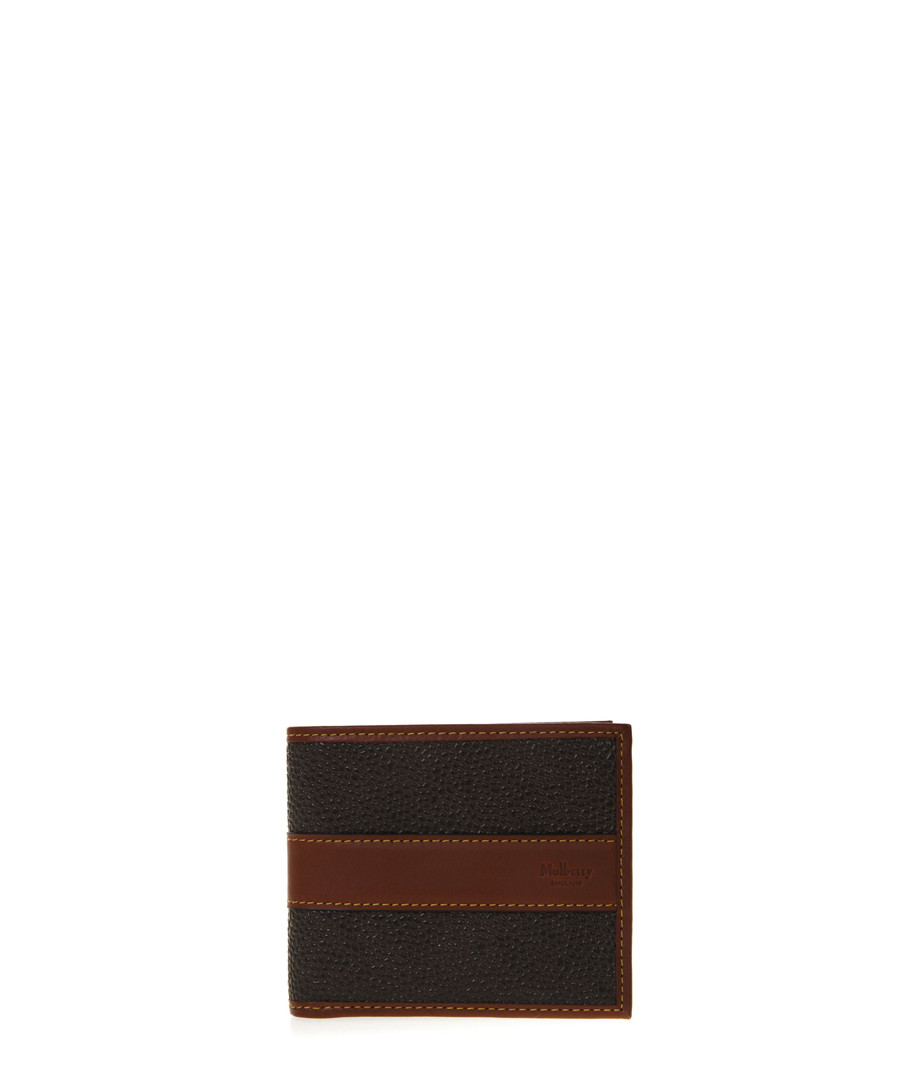 Mole & cognac leather cardholder Sale - MULBERRY