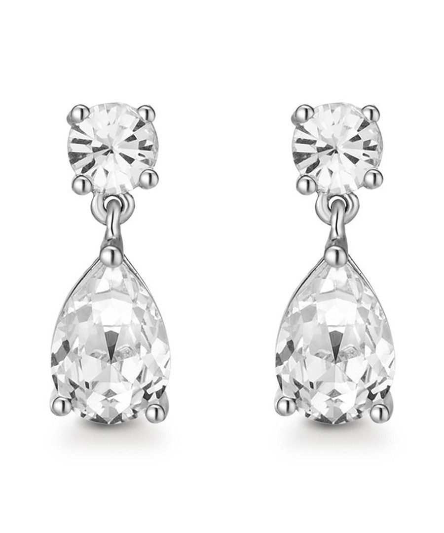 Samira silver-tone Swarovski earrings Sale - mestige