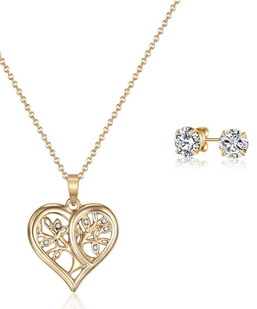 Tender Tree Of Life gold-tone set Sale - mestige