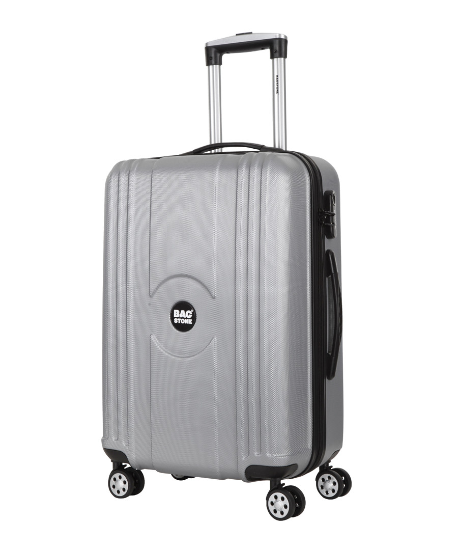 Jack silver-tone spinner suitcase 55cm Sale - bagstone