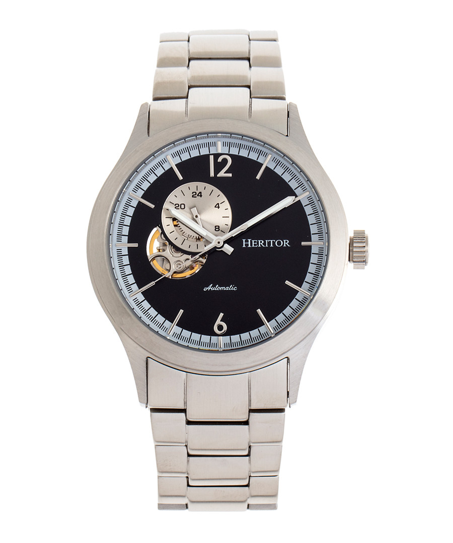 Antoine silver-tone steel watch Sale - heritor automatic