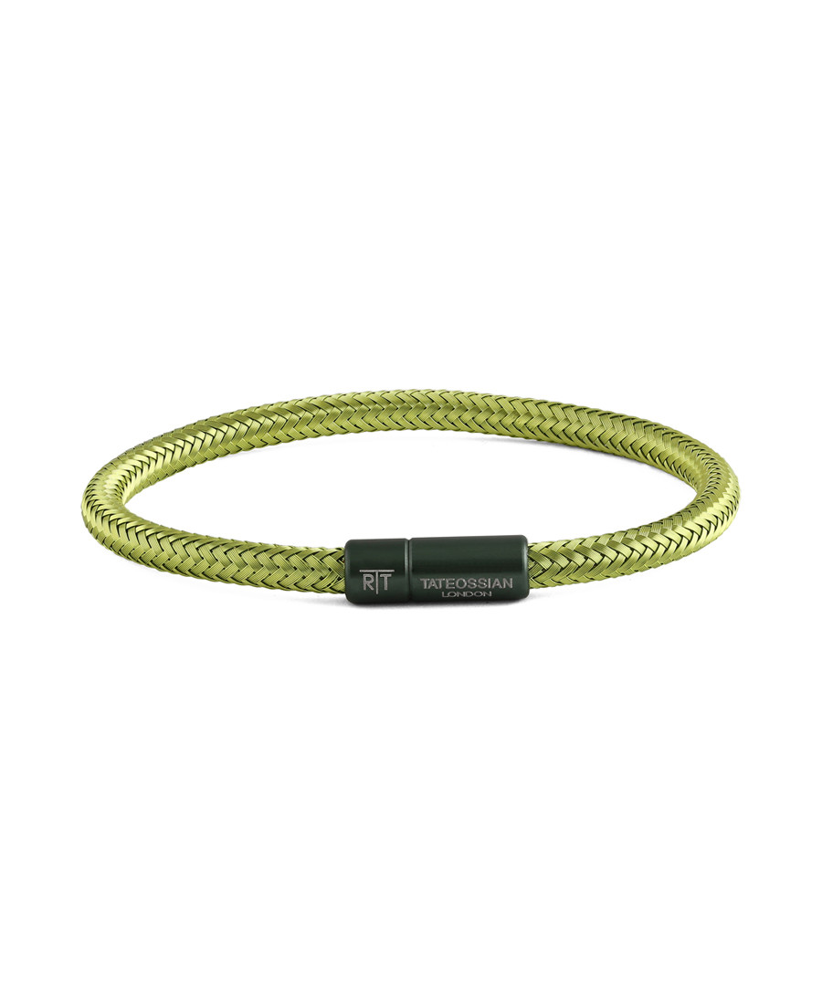 Soho green aluminium bracelet Sale - Tateossian London