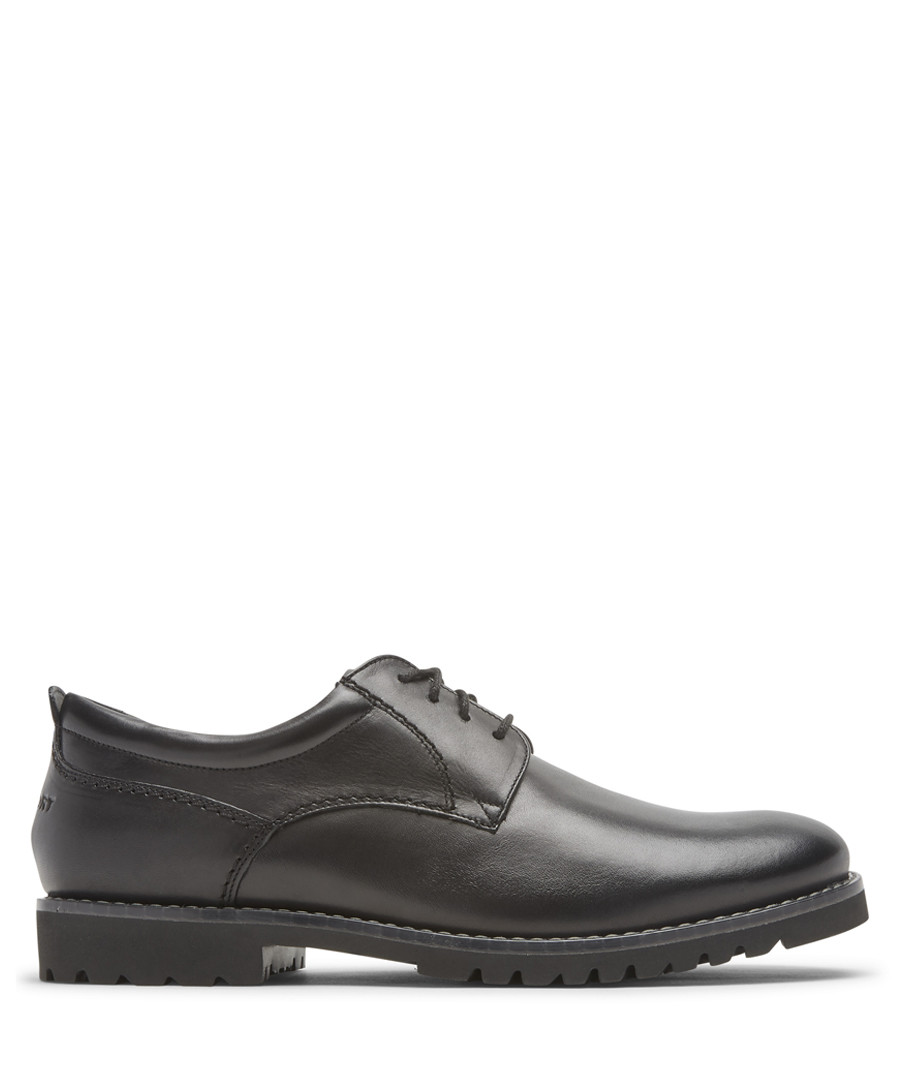 Marshall black leather Oxford shoes Sale - rockport