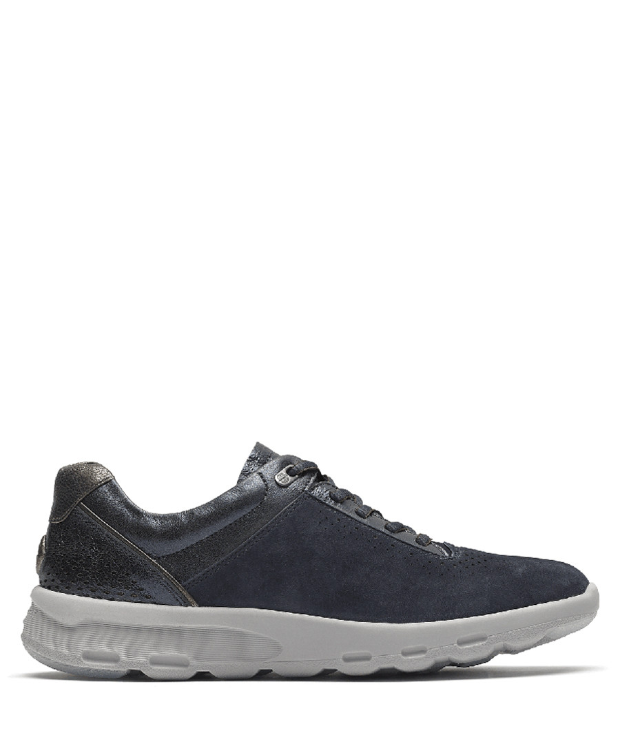 LW Ubal blue leather sneakers Sale - rockport