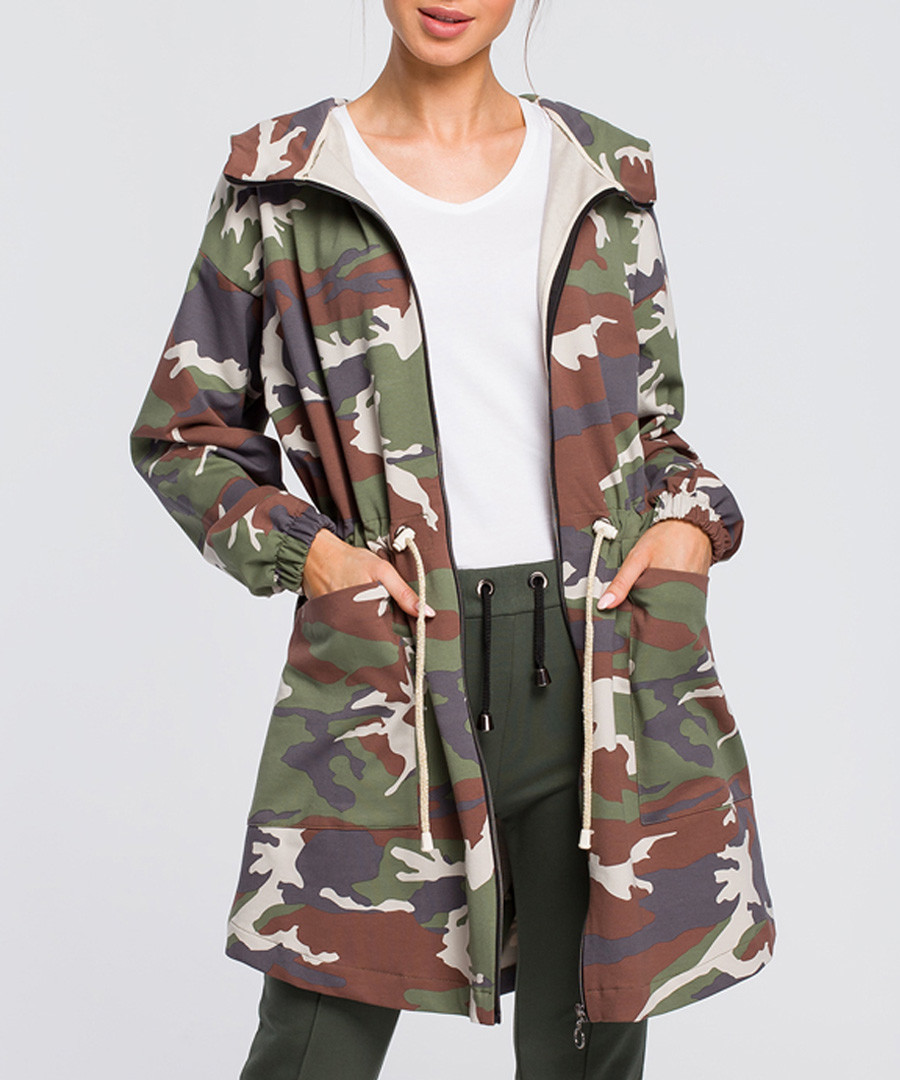 Multi-colour camo print jacket Sale - made of emotion