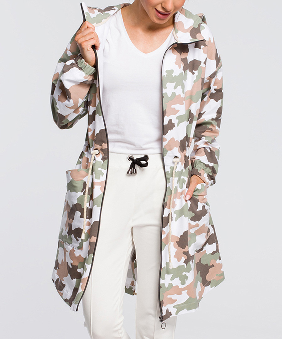 Multi-colour camo print jacket Sale - made of emotion