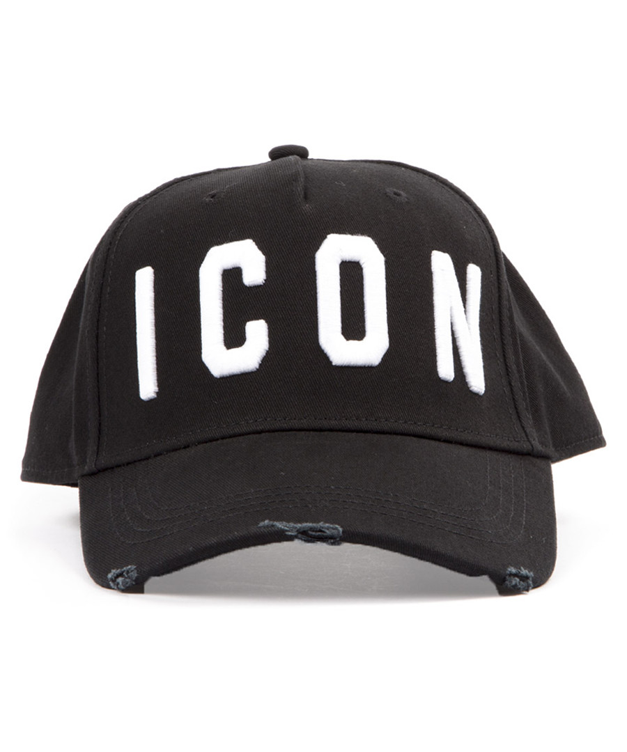 Black & white pure cotton baseball hat Sale - dsquared2