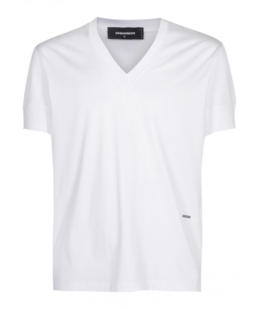 White pure cotton T-shirt Sale - dsquared2