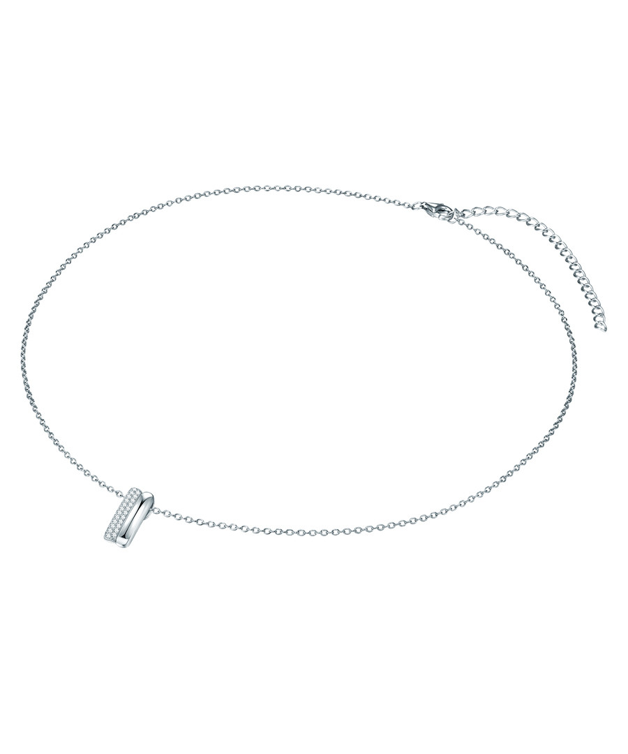 Rhodium-plated necklace Sale - lindenhoff