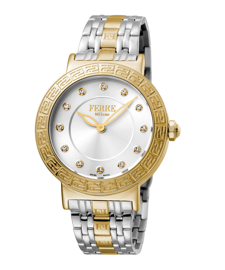 Two-tone & silver-tone steel watch Sale - ferre milano