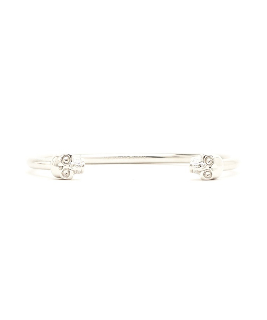 Silver-tone twin skull bracelet Sale - alexander mcqueen