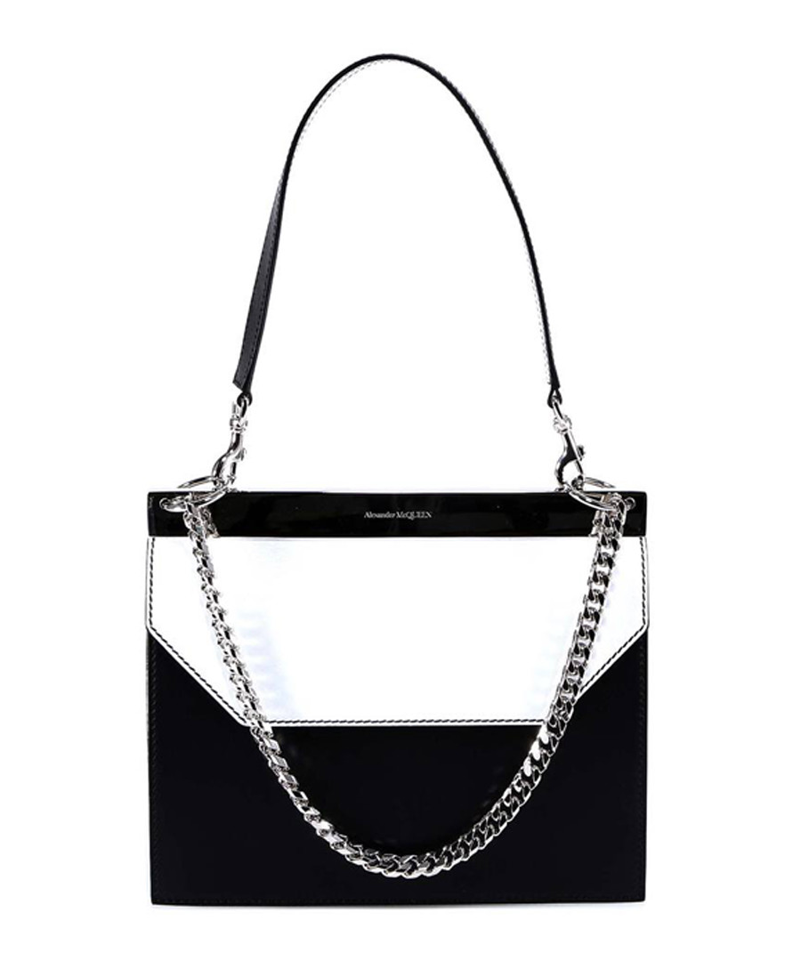 Monochrome leather chain bag Sale - alexander mcqueen