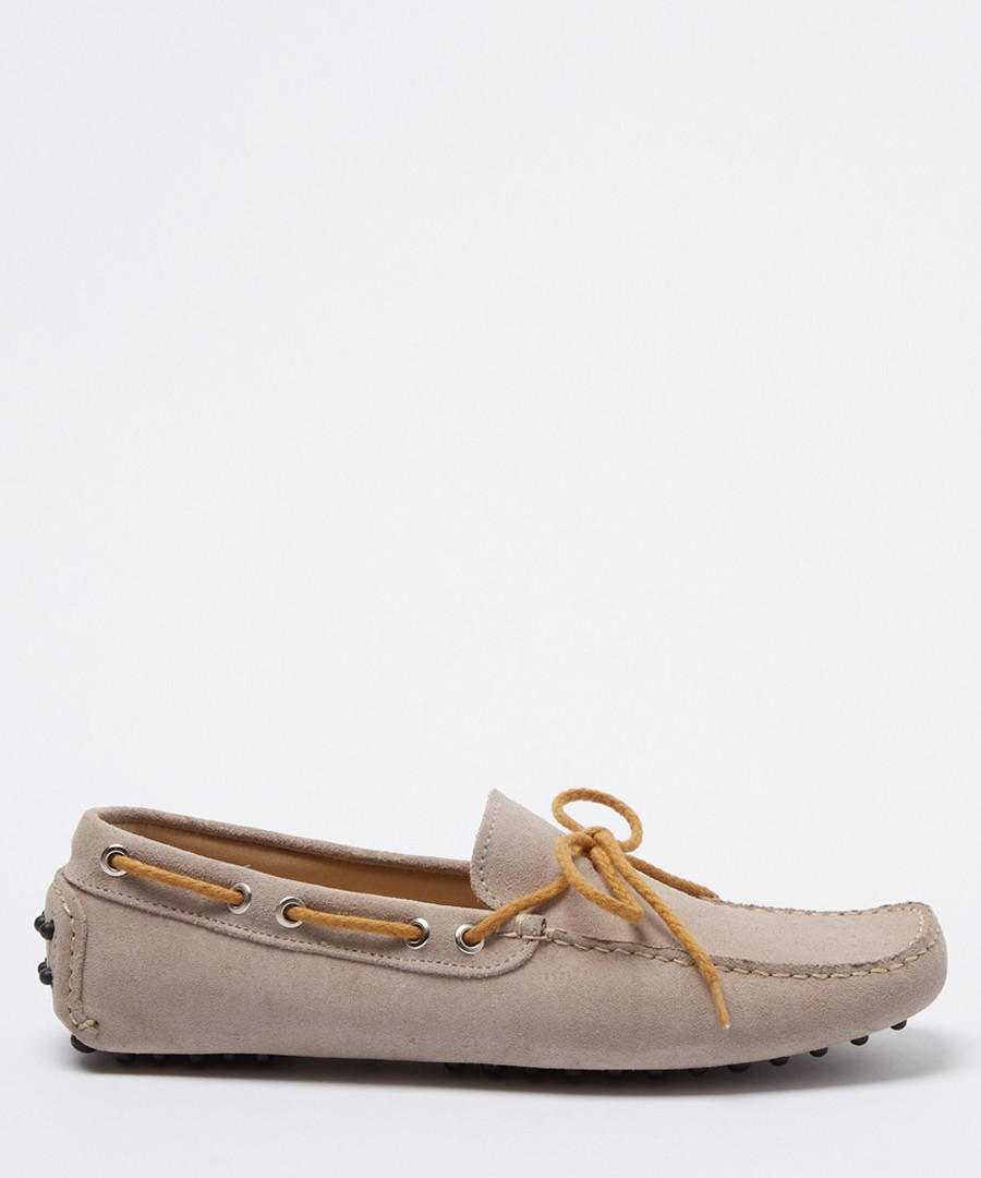 Moccasins sand suede loafers Sale - Moka Saint