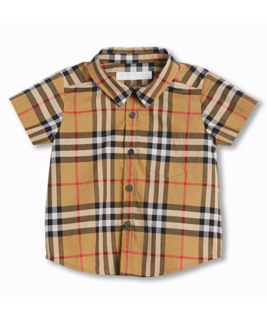 Multi-colour pure cotton check shirt Sale - burberry