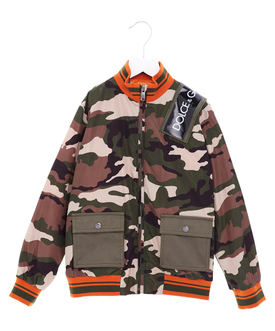 Multi-colour pure cotton camo jacket Sale - dolce & gabbana