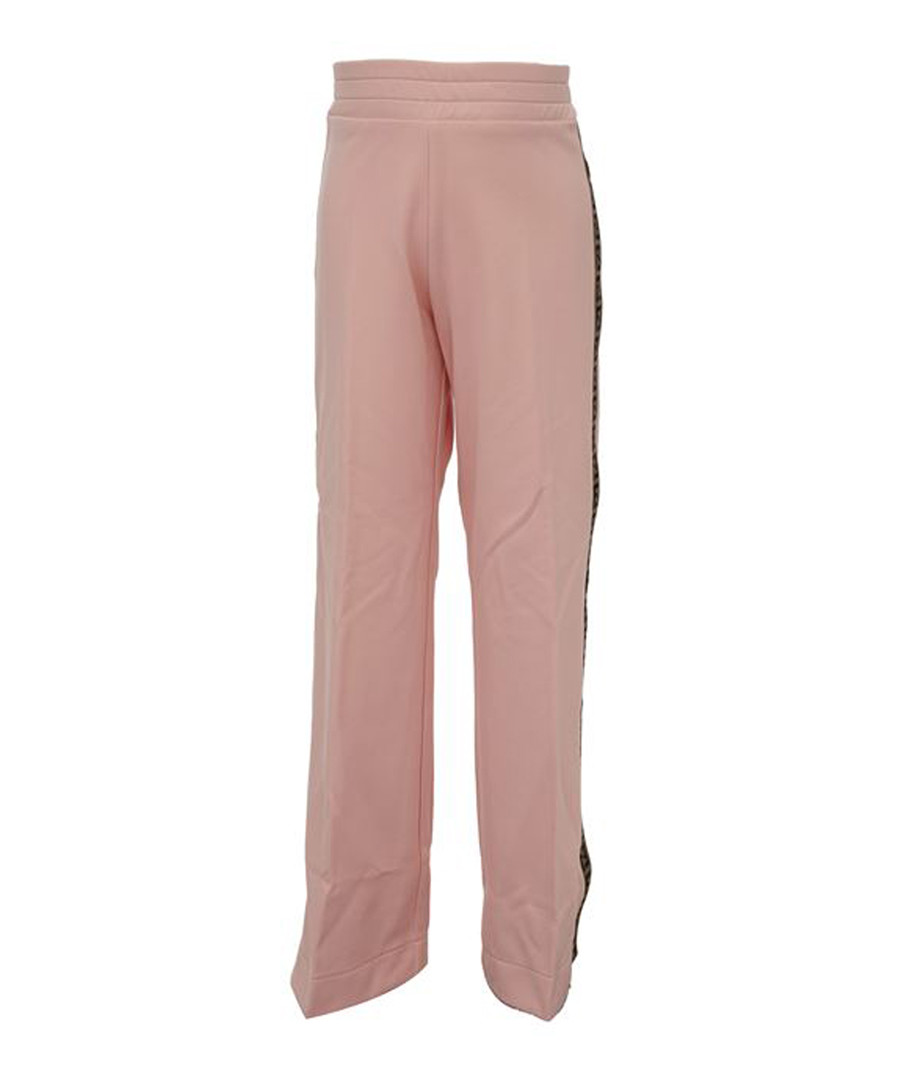 Pink pure cotton casual trousers Sale - fendi kids