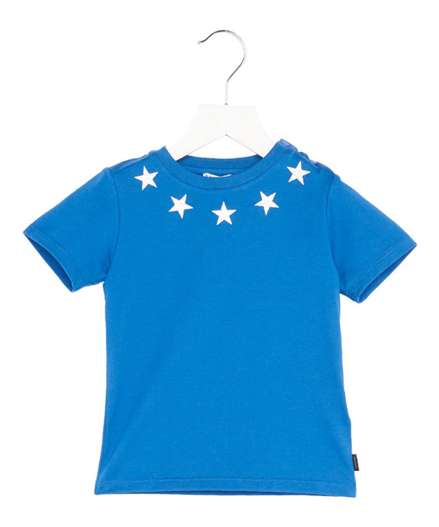 Blue pure cotton star T-shirt Sale - givenchy